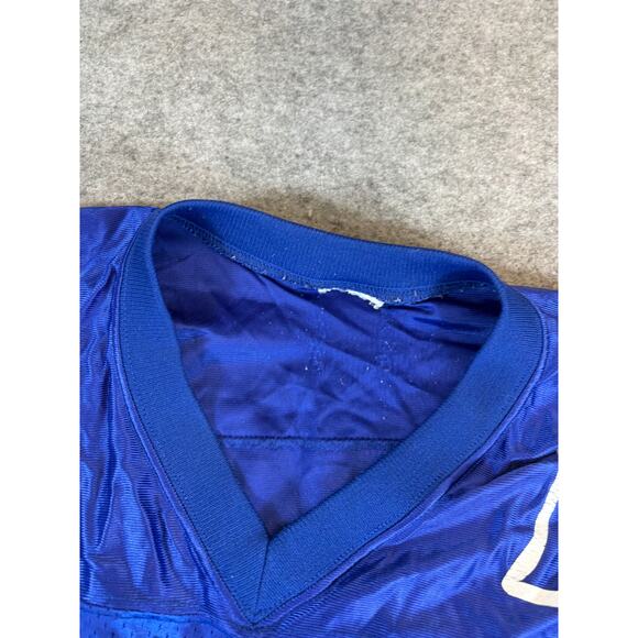 Vintage 90s New England Patriots Drew Bledsoe Jersey Mens 46 Blue Starter NFL - Picture 4 of 5